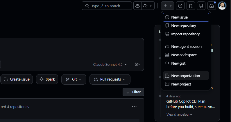 GitHub screenshot