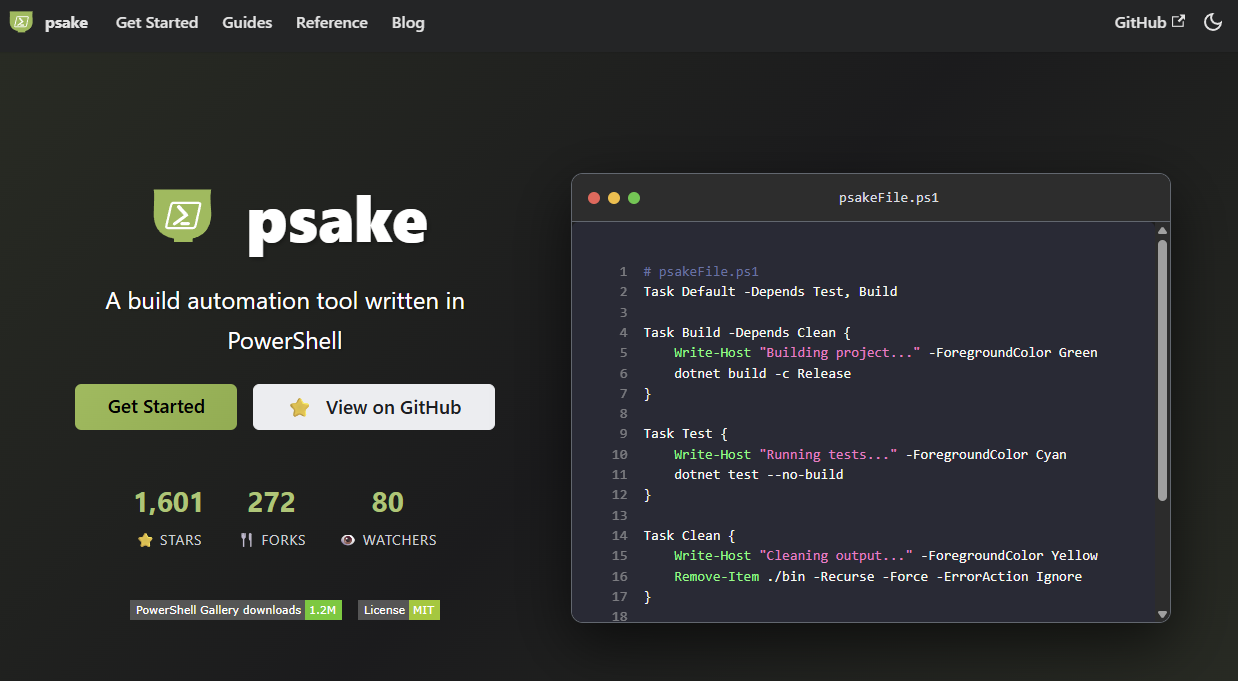 Psake.dev bg