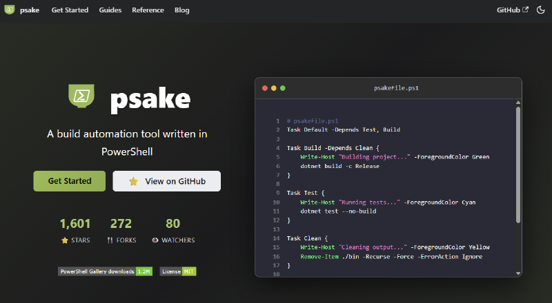 Psake.dev bg