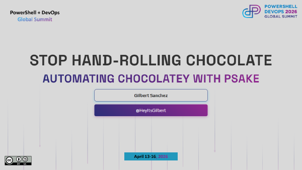 Stop Hand-Rolling Chocolate: Automating Chocolatey with psake